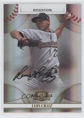 2008 Donruss Threads Gold Signatures /975 Luis Cruz #86 Auto - Image 1 of 2
