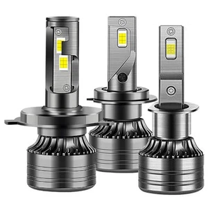 LED Headlights H1 H4 H7 H11 9005 9012 Bright Lighting for Night Driving - Picture 1 of 18