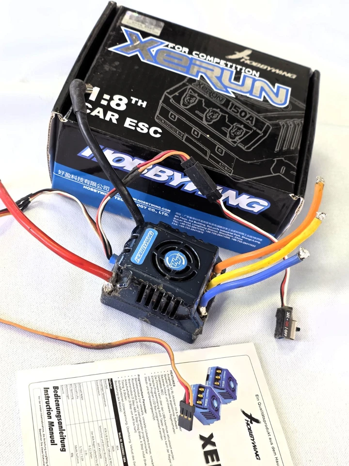 Hobbywing Xerun MAX-8 ESC/Regler 6S/150A für Arrma+Losi+Traxxas usw,,, - Bild 1 von 4