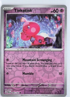 Tinkatink - (082/182), SV04: Paradox Rift, Reverse Holo, Common - Image 1 of 2