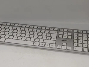 Cherry DW 9100 Slim Tastatur Wireless BT Bluetooth Silber/Weiß UK QWERTY - Bild 1 von 18