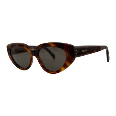 CELINE CL40286I Acetate Shiny Havana Women's Sunglasses 53mm 17mm 145mm - 53A - Image 1 of 4
