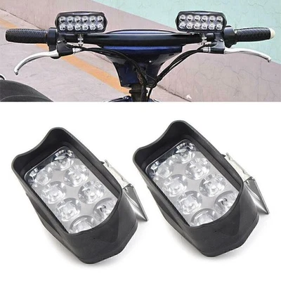8 LED 12V LED Motorrad Zusatzscheinwerfer Nebelscheinwerfer Für Auto UTV ATV - Image 1 of 4