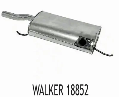 New Exhaust Muffler-SoundFX Direct Fit Walker 18852 fits 1992-96 Toyota Camry - Image 1 of 4