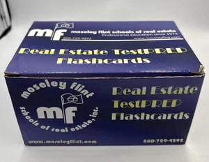 Real Estate Test Prep Flashcards Moseley Flint Schools of Real Estate Virginia - Picture 1 of 10