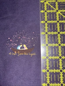 Tangled Inspired Panel 100% Cotton Woven Size 9.5 X18 - Picture 1 of 3