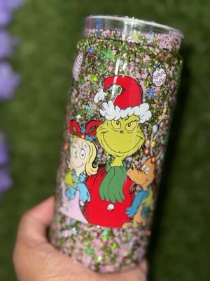 Рождественский стакан для снега 20 унций, светится в темноте - Изображение 1 из 3