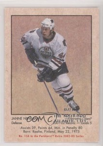 2002-03 ITG Parkhurst Retro The National Atlantic City /10 Janne Niinimaa #154