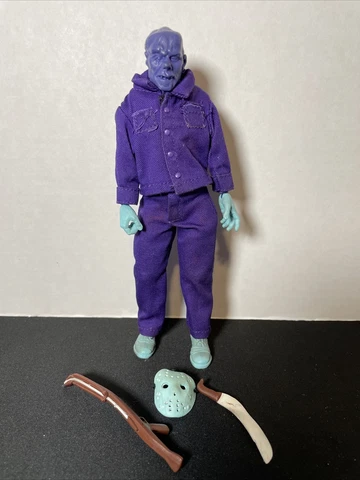 NECA Friday The 13th Jason Voorhees NES 8-Bit Exclusive Loose Cloth Damaged Cover