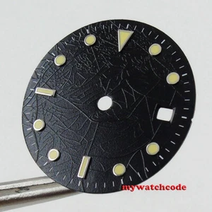29.2mm nest black Watch Dial for Mingzhu DG 2813 3804 eta 2824 2836 Movement - Picture 1 of 1