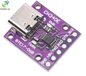CH340E MSOP10 USB to TTL Serial Converter 5V/3.3V TYPE-C For Arduino Pro - Imagen 1 de 5