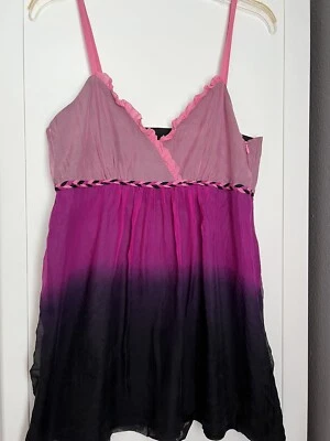 Blusa Kensie Mediana Correa Seda Rosa y Morado Foto 1 de 4