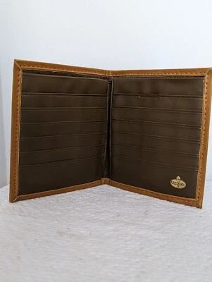 Porta-Cartão de Crédito Vintage Amoco Gas Oil Carteira Camurça Artificial Plástico - Imagem 1 de 4