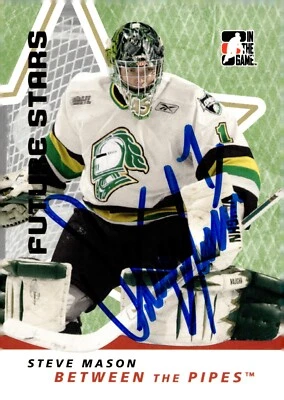 Steve Mason - Signed 2006-07 ITG Between The Pipes Future Stars Card #48 - Image 1 of 2