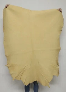 4-5 oz. BUFFALO Calf Leather Hide for Native Crafts Moccasins Buckskins Bags - Picture 1 of 2