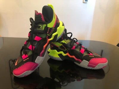 Jordan Why Not 0.5 Basketball Shoes Black/Pink/Yellow US9 EU42.5 - Brand New - Image 1 of 4