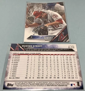 2016 Topps Los Angeles Angels Huston Street #A-12 Baseball - Picture 1 of 1