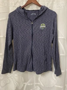 Columbia Seattle Sounders FC Lightweight Hoodie Jacket Women's M Full Zip GUC - Picture 1 of 7