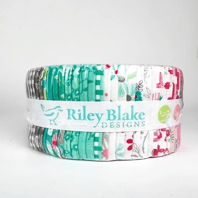 Riley Blake Designs Flora & Fawn Rolie Polie Jelly Roll Fabric 40 2.5x44" Strips - Image 1 of 4