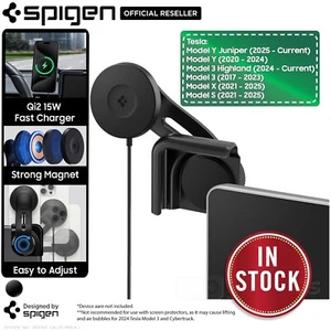 For Tesla Model Y X 3 S MagSafe Screen Mount SPIGEN TapLock Pro Magnetic Charger - Picture 1 of 17