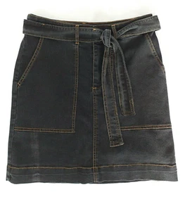 Redherring Dark Blue Denim Skirt Size 8 - A-Lined - Good Condition - Picture 1 of 12