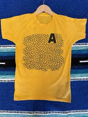 Vintage DC Comics Aquaman T Shirt Kids Size Yellow Single Stitch 1978 - Image 1 of 4