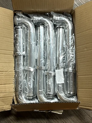 12 Watts 627123 1-1/4" x 12" 22 GA Chrome Slip Joint Elbows W/ Nuts/Washers P42 - Image 1 of 3