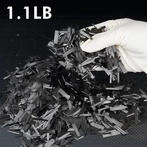 Chopped Carbon Fiber Kit- 1.1lb Forged Carbon Fiber Flakes for Resin Casting - Picture 1 of 6
