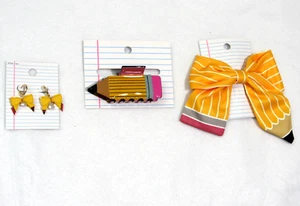 Back To School Accessory Hair and Earing Variety Pack - Picture 1 of 7