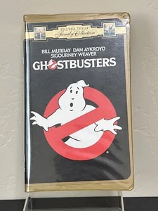 GHOSTBUSTERS VHS Rare 1996 Gold Clamshell Case Bill Murray Dan Aykroyd - Picture 1 of 2