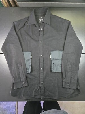 Chaqueta/manga larga con botones de diseñador Y2k Y-3 Yohji Yamamoto, talla grande (22x30,5") Foto 1 de 4