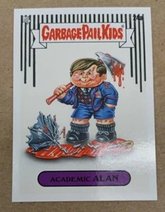 2022 Topps Garbage Pail Kids Bookworms Gross Adaptations "Academic Alan" #24a - Imagen 1 de 2