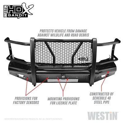 Westin HDX Bandit Front Bumper For 2010-2018 Ram 2500 3500 58-31175 Foto 1 de 3