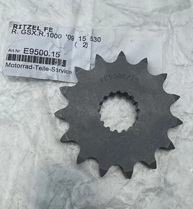Piñón tuning 15 dientes Suzuki GSX-R 1000, K9, L0-L6, Hayabusa 08-, 9510.E9500.15 - Imagen 1 de 2