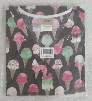 NUEVA Blusa Médica Tafford Cono de Helado Para Mujer L Enfermera Médica Veterinaria Hospital Laboratorio  Foto 1 de 2