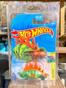 2021 Hot Wheels #93 Dino Riders Motosaurus Treasure Hunt mit Schutzhülle! - Bild 1 von 5