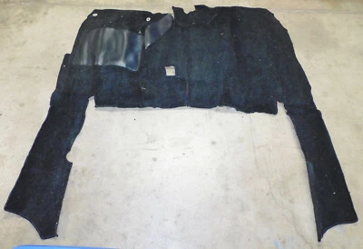 Ford Thunderbird 1955 1956 1957 NOS JUEGO DE ALFOMBRAS NEGRAS cambio de piso C.H. Masland Foto 1 de 4