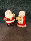 Vintage Hallmark Santa and Mrs. Claus Salt and Pepper Shakers