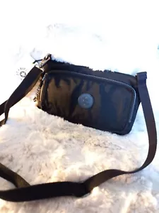 Bolso Bandolera/Bolso 100% Kipling Myrte 2 Vías en Negro Rico Nuevo - Imagen 1 de 8