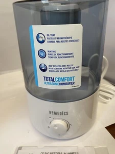 homedics total comfort ultrasonic humidifier 1.3 l capacity/ 16 HR Runtime - Picture 1 of 6