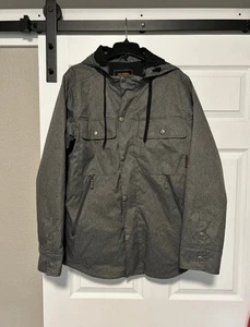 Mens Burton DryRide Snowboard Grey Jacket Medium - Picture 1 of 9