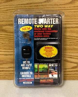 Bulldog Security Remote Vehicle Starter System RS82/RS85 400 Foot Range - Image 1 of 2