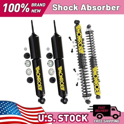 Monroe Front Rear Shock Absorbers for 1991 1992 1993 1994 Ford Explorer 4.0L - Image 1 of 4