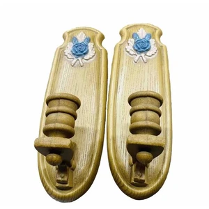 Burwood Co Candle Holders Rose Accent sconces Vintage Plastic Wall Hanging Decor - Picture 1 of 7