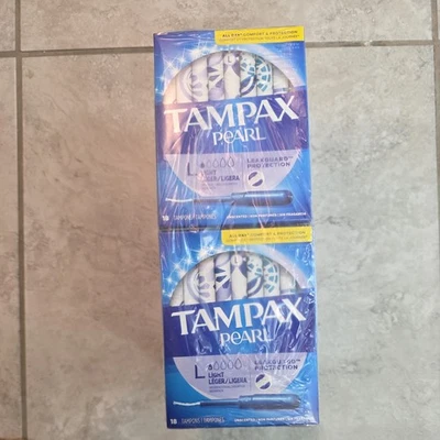 Paquete de 6 - Tampones Perla, Absorción Ligera con Protector contra Fugas, Sin Perfume 18 Ct Foto 1 de 4