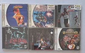 Dreamcast Games Lot - CIB, Complete - Last Blade 2, King of Fighters, Evil Dead