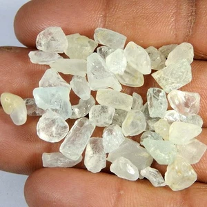 78.95Cts100%Natural white Topaz Facet Rough Cabochon Gemstone. lot - Picture 1 of 3