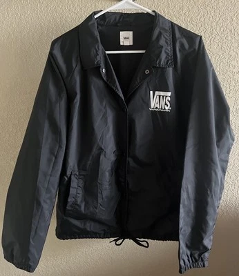 VANS Black Snap Jacket Men’s Large - Image 1 of 4