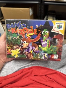 Banjo-Kazooie (Nintendo 64, 1998) en caja con tarjeta de registro y protector - Imagen 1 de 12