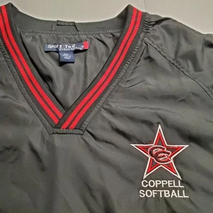 Coppell Softball Wind Shirt 4XL Raglan Tipped V-Neck Port Authority Cowboys - Bild 1 von 24